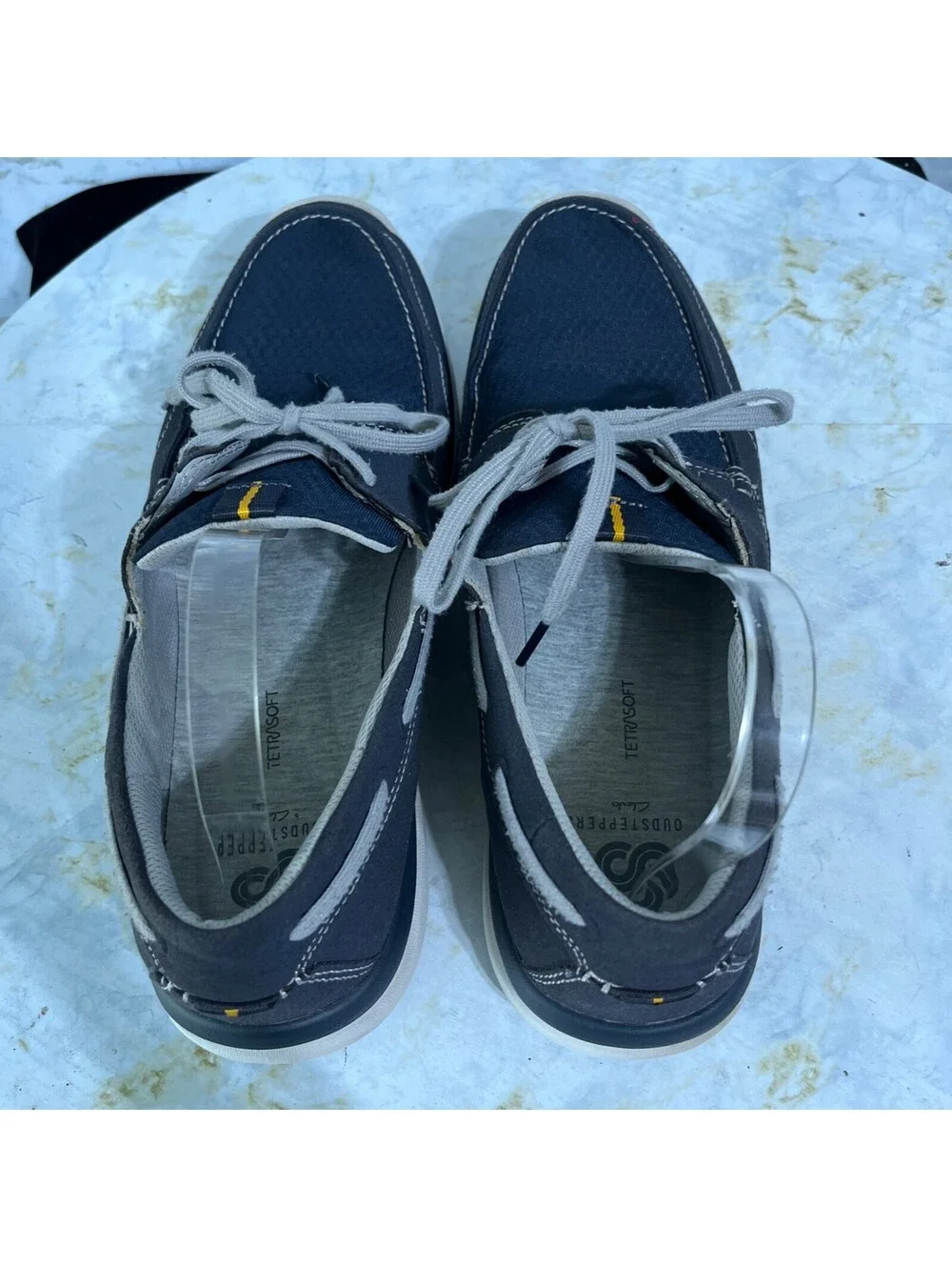Clarks Marus Edge Men's Size 13M Boat Shoes Blue Gray Comfort Casual Loafers